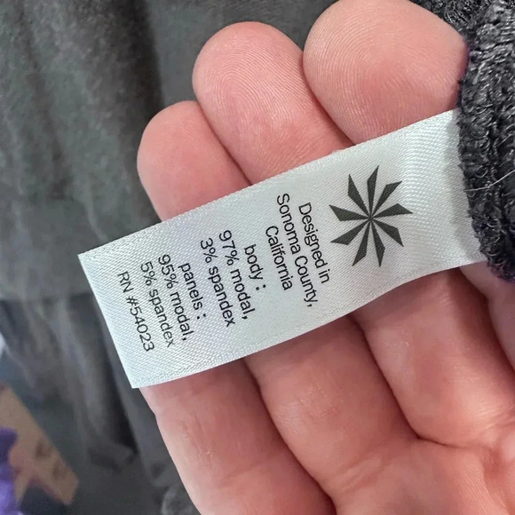 Athleta Dark Gray Open Front Cardigan Womens Small - Picture 4 of 4